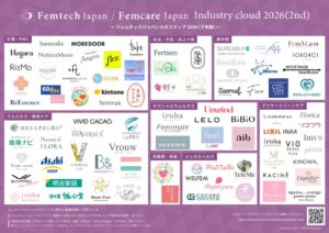 Femtech Japanが連携・注目する製品・サービスを可視化。「フェムテックジャパン フェムケアジャパン　カオスマップ2026（下半期）」を発表