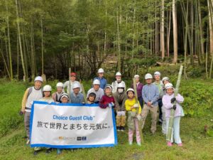 チョイスホテルズジャパン、奥多摩で会員向け森林保全体験「森林の楽校」を開催