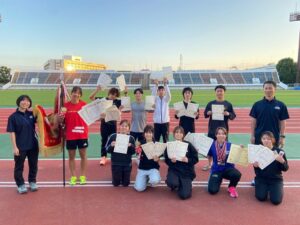 アップルスポーツカレッジが全国専門学校対抗陸上競技大会の女子総合で初優勝