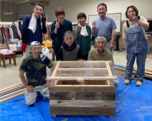 大工と建築士の夫婦が楽しむ「キエーロのある暮らし」。　　　　　１１月２１日（土）、新城市の活動拠点でキエーロを一基、みんなでつくります