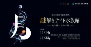 仙台うみの杜水族館で閉館後の謎解きイベントを初開催へ