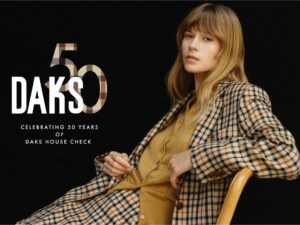 DAKSのハウスチェック誕生50周年記念限定コレクション発売へ イベントも開催