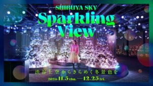 冬の空に広がる、光と音の幻想世界　都市の羨望と呼応するインスタレーション「Sparkling View」を11月5日（木）より開催