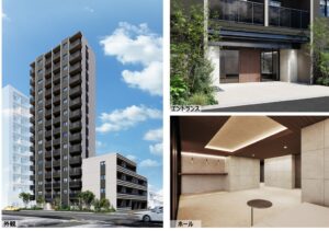 三井物産都市開発、中野区中央に賃貸レジデンスを着工 2028年9月竣工へ