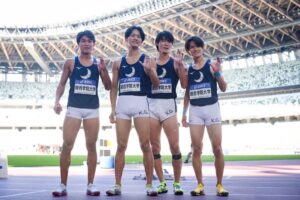 関西学院大学、日本選手権リレー男子4×400mで80年ぶり3度目の優勝