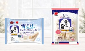 日本アクセスと三幸製菓、雪の宿50周年記念のウエハース2種を先行販売開始