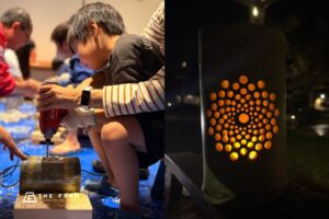 THE FARMのお月見イベントで竹あかり作り 111組が参加し地域文化を体験