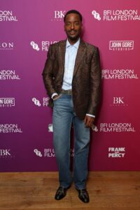 チュティ・ガトゥが第70回BFIロンドン映画祭でエトロを着用