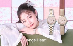 腕時計ブランドAngel Heartは、メイドインジャパンモデル『SAKURA TIME』から、うるツヤっとした水光感のある文字盤が魅力の新作2型を全国の時計店と公式オンラインショップにて発売。