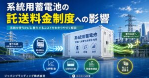 ジャパンブランディング、系統用蓄電池の料金体系を解説するウェビナーを11月開催へ