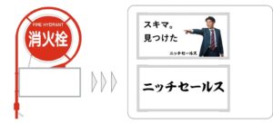ニッチセールス、国立競技場周辺の消火栓標識7カ所すべてに協賛看板を掲出
