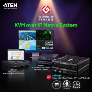 ATENのKVMマトリックスシステムが2026年度グッドデザイン賞を受賞