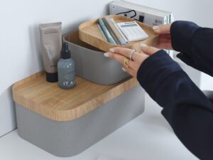 セレクチュアー、トレーになるフタ付き木目調収納ボックス3点セットを発売へ