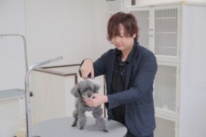 アイズドッグがトリマー向け就職説明会を開催 代表の石川昌輝が働き方や待遇を説明