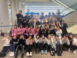 三幸学園の同窓会LINK九州支部がイオンモール福岡でまちのおしごと体験に参加