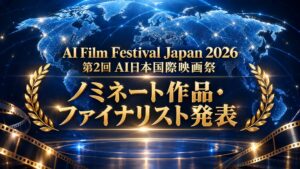 第2回AI日本国際映画祭ファイナリスト21作品が選出 11月1日に受賞作発表へ