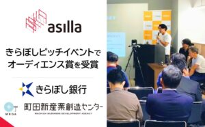 アジラ、きらぼしピッチでオーディエンス賞を受賞