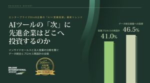 大手企業の法人営業でAI導入成果に差、作業時間削減53％も事業成果は14.5％