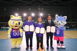 PFUブルーキャッツ石川かほくとかほく市、大同生命が三者連携協定を締結
