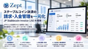 Zept株式会社、ステーブルコイン決済の請求・入金管理を一元化する「JP Stablecoin Invoice（JSI）」を開発