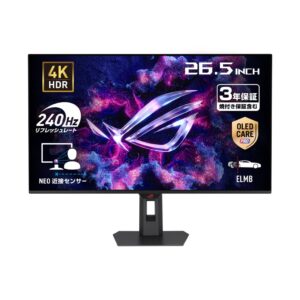 4K/240Hz QD-OLEDゲーミングモニター「ROG Strix OLED XG27UQDMS」「ROG Strix OLED XG32UQDMS」の2機種を発売