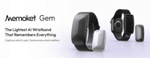 超軽量AIウェアラブルボイスレコーダー 「Memoket Gem」日本発売開始！ 複数の会話をつなげて記憶する独自のAIエンジン「KITE」搭載
