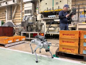 樋口製作所、本社工場で四足歩行ロボットによる自律巡回を実現
