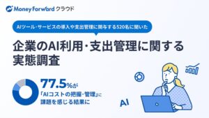 マネーフォワードがAI支出調査 結果を公表