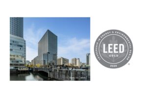 淀屋橋ゲートタワーが環境認証LEEDのゴールドを取得