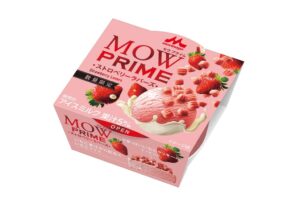 森永乳業 MOW PRIME ストロベリーラバーズを11月2日より全国で数量限定発売へ
