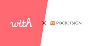 マッチングアプリ「with」の本人確認にPocketSign Verify導入