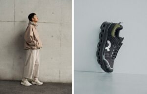 スイスのスポーツブランド【On】【atmos】とのパートナーシップ最新作枯山水から着想を得た「Cloudmonster 1 WP atmos」を発表
