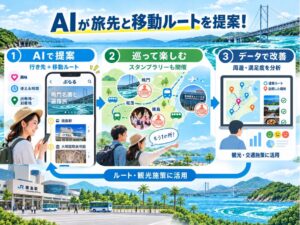 Plaruと徳島県がAIアプリで周遊実証へ 10月からスタンプラリーも