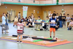 鹿児島高専が全日本小中学生ロボット選手権の姶良・伊佐地区予選大会開催に協力