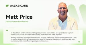 WasabiCard、グローバルパートナーシップディレクターにマット・プライス氏を任命