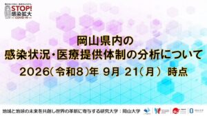 岡山県のコロナ定点報告数は2.10人、専門家有志が感染状況の分析結果を公表
