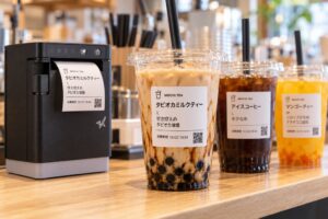 スマレジ会計時にカップラベルを自動出力するアプリ ラベルプリントが提供開始
