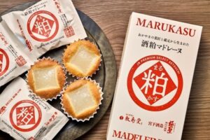 岡山地酒の酒粕を使った酒粕マドレーヌ まる粕を10月30日に発売へ