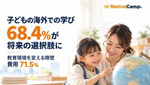 子どもの海外での学びが選択肢の保護者は68.4％ ネイティブキャンプ調査