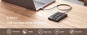 ORICO、レトロデザインの2.5インチHDD/SSD外付けケースを発表