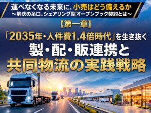 船井総研SC、小売業向けに次世代物流モデルを提案するレポートを公開