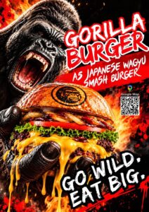 渋谷に和牛スマッシュバーガー専門店GORILLAが2026年10月オープンへ
