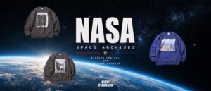 HIGH! STANDARDが1960年代NASA写真のスウェット3型を発売へ
