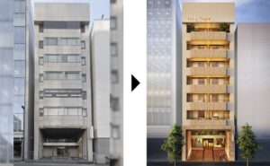 リアルゲイトとヒューリック、銀座の事務所ビルをホテルへ再生 2028年春開業へ