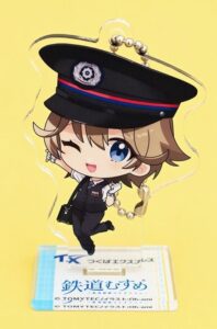 つくばエクスプレス、鉄道むすめ秋葉みらいの新グッズ4種を10月31日発売へ