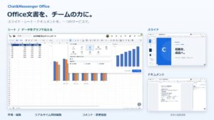 Chat&Messengerがリアルタイム共同編集対応のOfficeスイートを提供開始