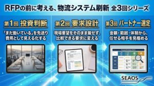 シーオスが物流システム刷新に関する全3回シリーズの無料アーカイブ配信を開始へ