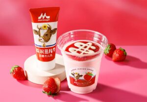 東京駅の東京ばな奈s、銀座のいちごシェイク 森永れん乳仕立てを11月1日発売へ