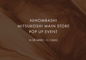 FUJIMIとGINZUBAが日本橋三越本店に5日間限定で出店へ