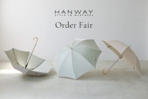 ムーンバット、阪急うめだ本店でHANWAYの雨傘オーダーフェア開催へ
